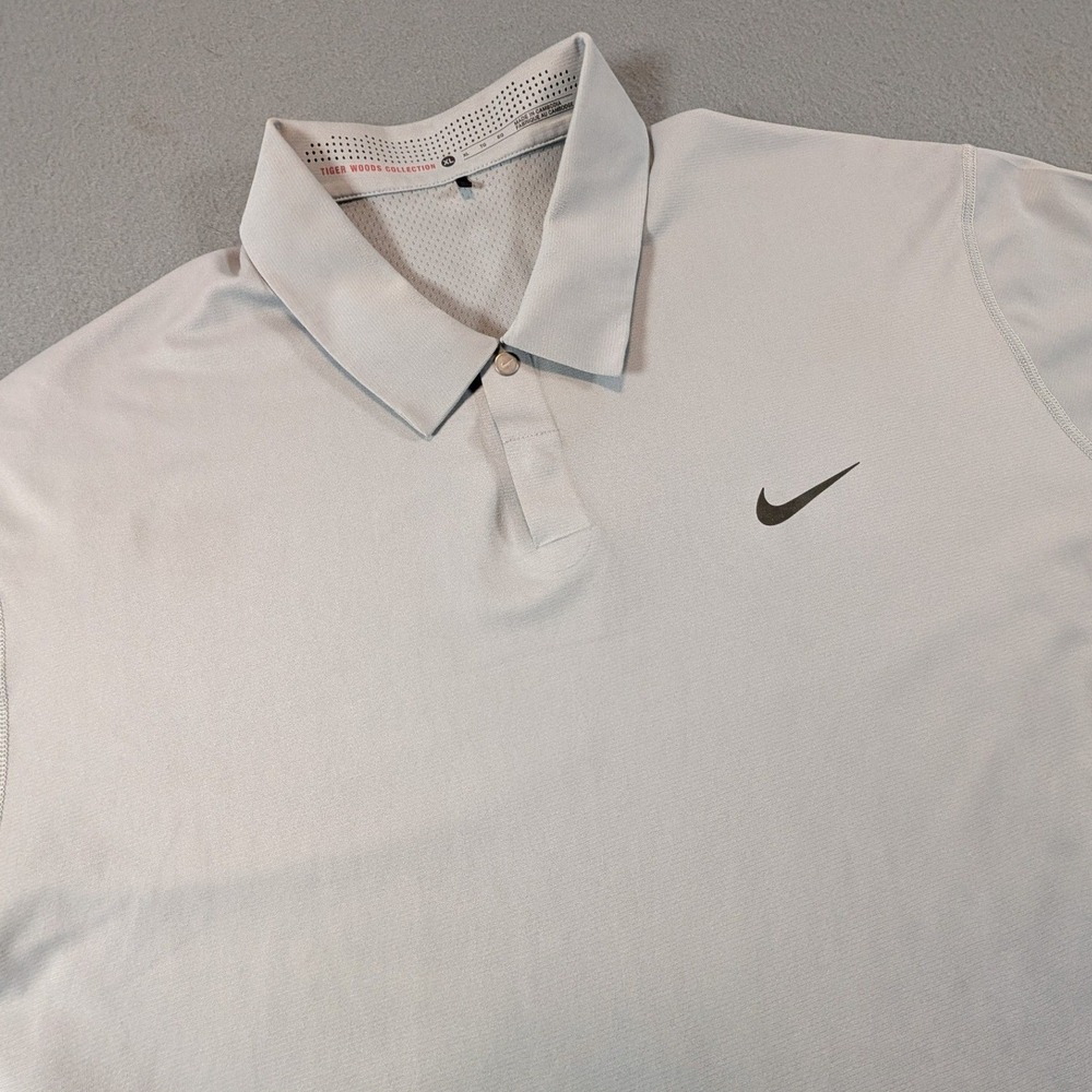 Tiger Woods Collection Nike Polo Shirt Mens XL‎ Dri-FIT Short Sleeve Golf